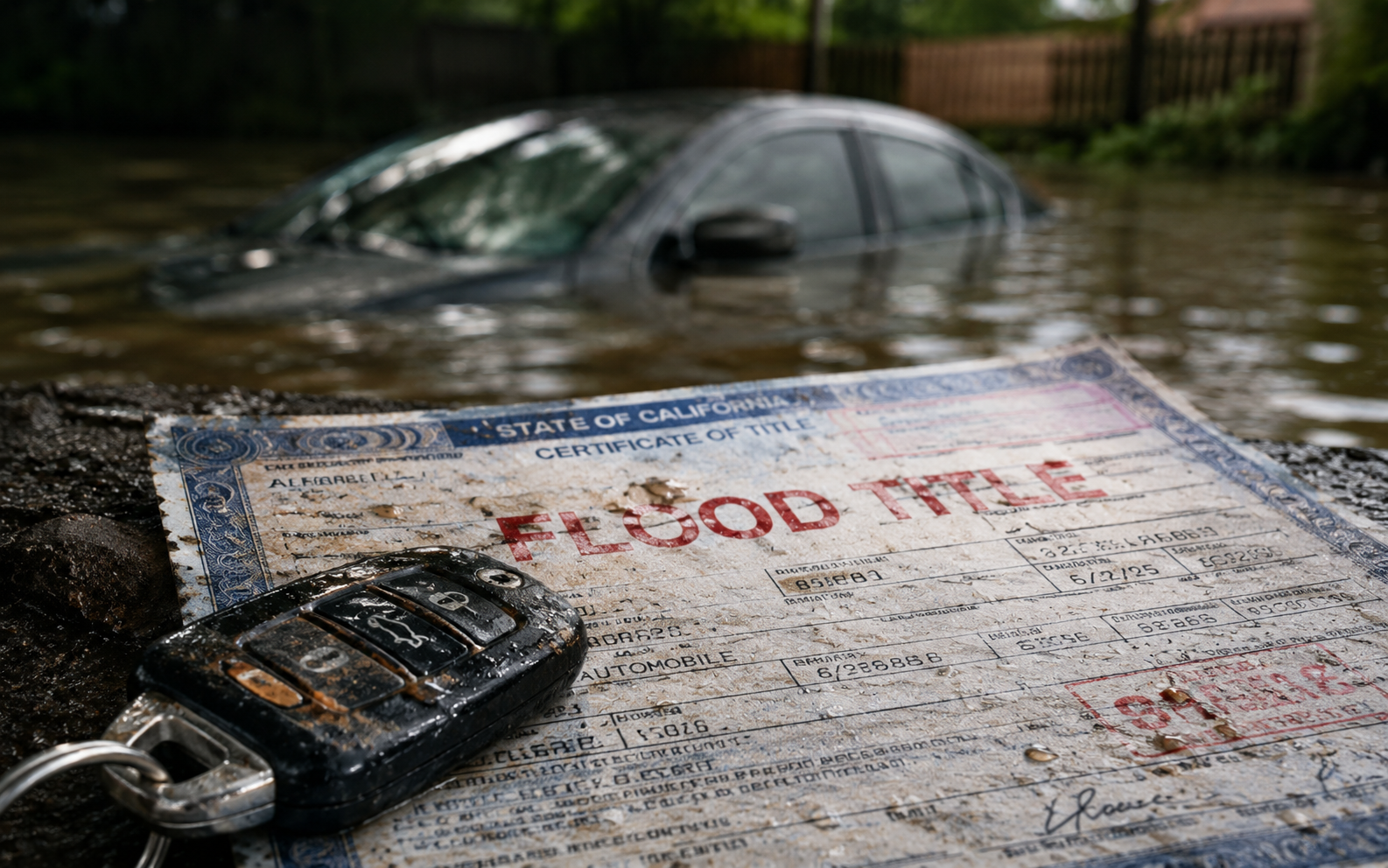 Flood Title — auto po zalaniu z USA. Kiedy zakup ma sens, a kiedy to pułapka?
