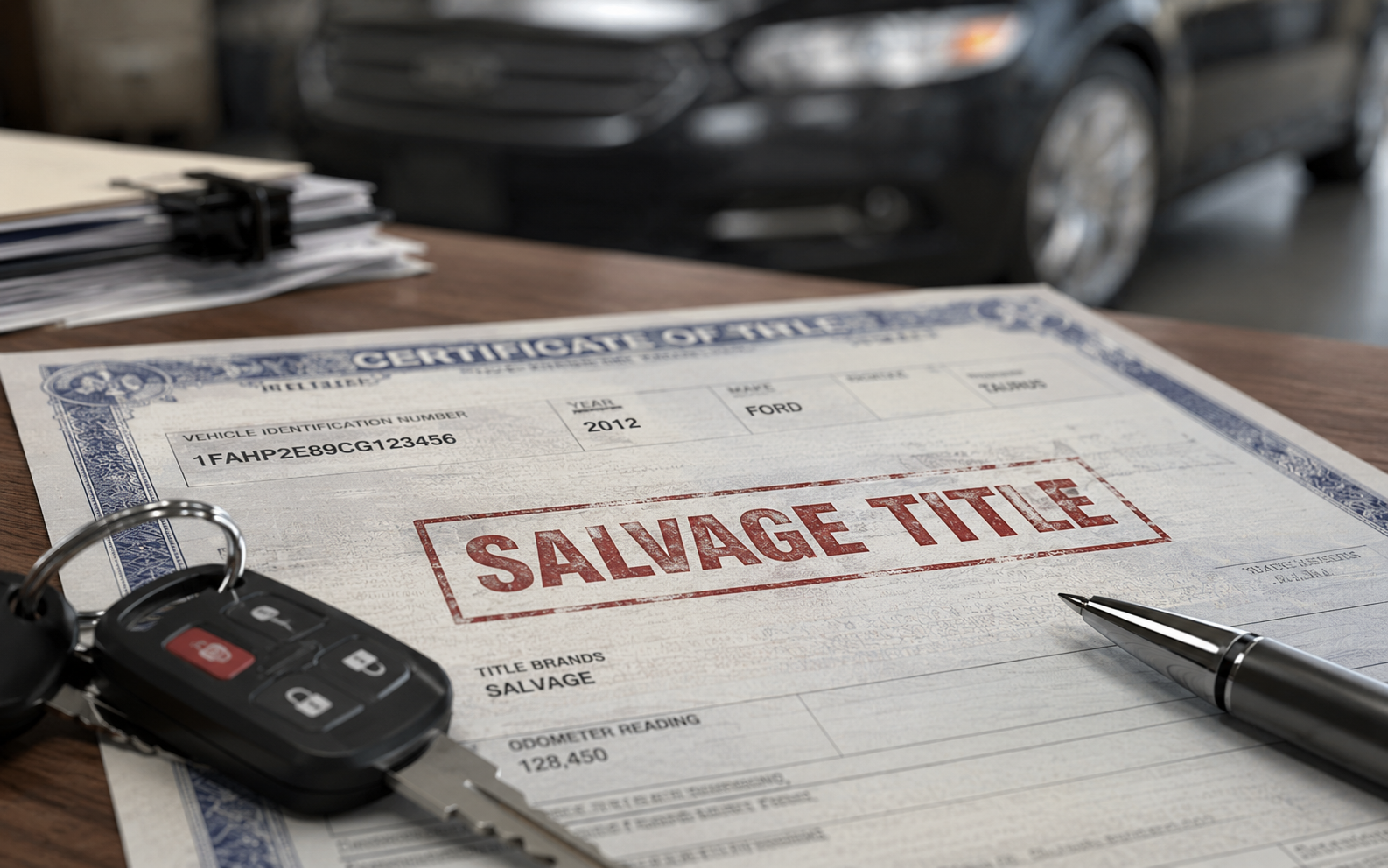 Salvage Title — co to znaczy i czy warto kupić auto z tym statusem?